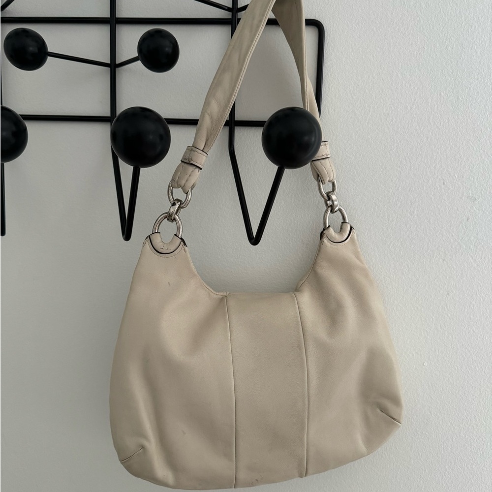 Coach Kristin convertible cream leather shoulder bag - Picture 4 of 11